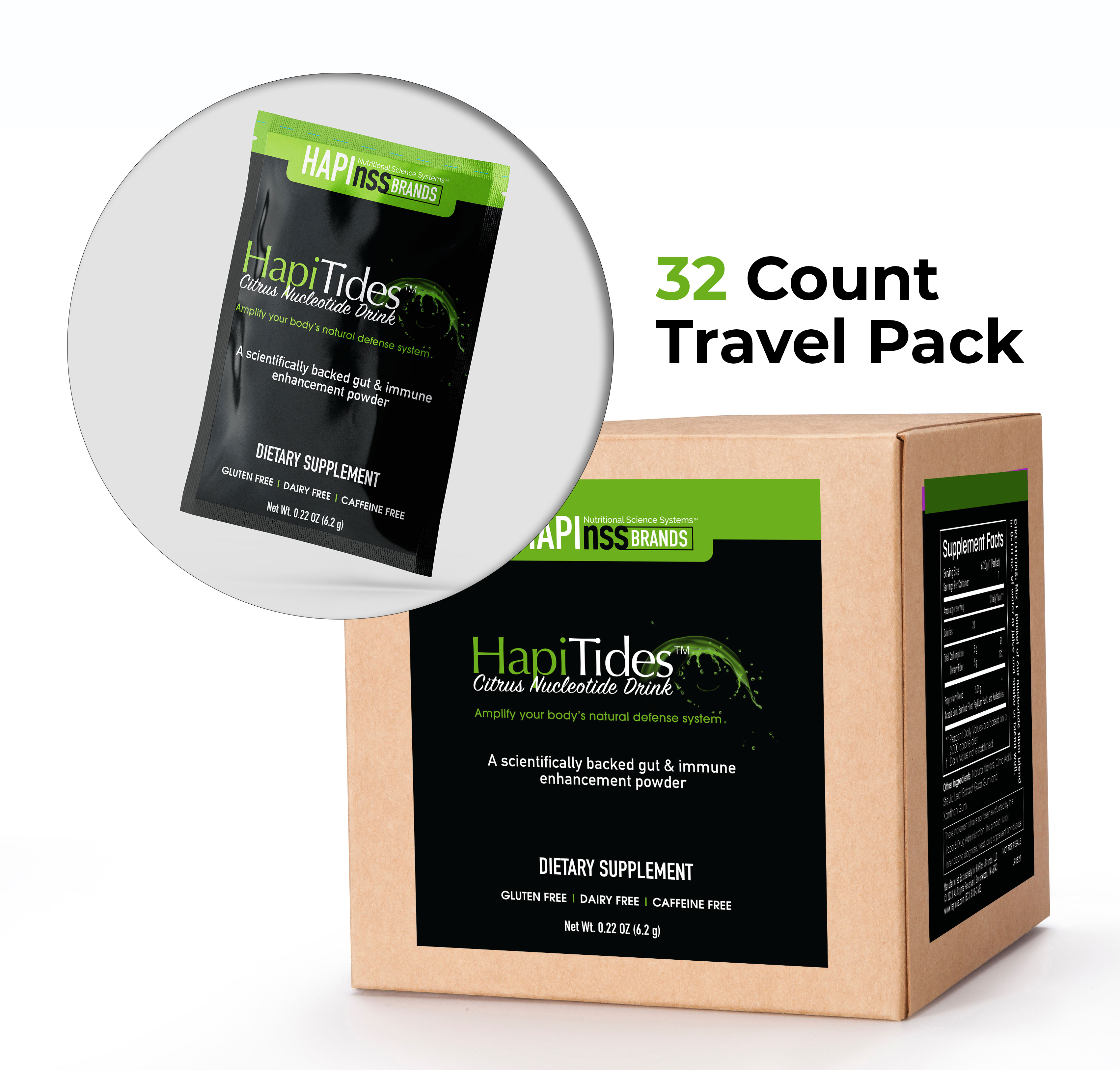 HapiTides® Citrus Travel Pack